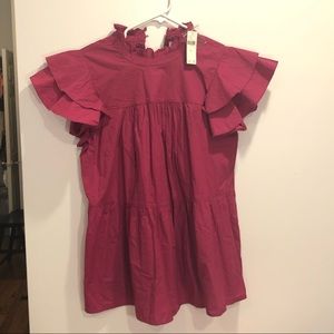 Anthropologie Trapeze Blouse